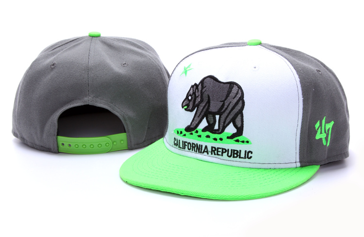 California Republic Snapback Hat #22